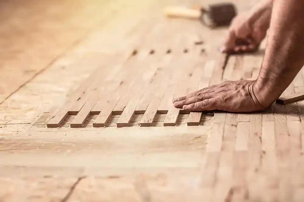 Expert hardwood flooring installation for a timeless and elegant finish