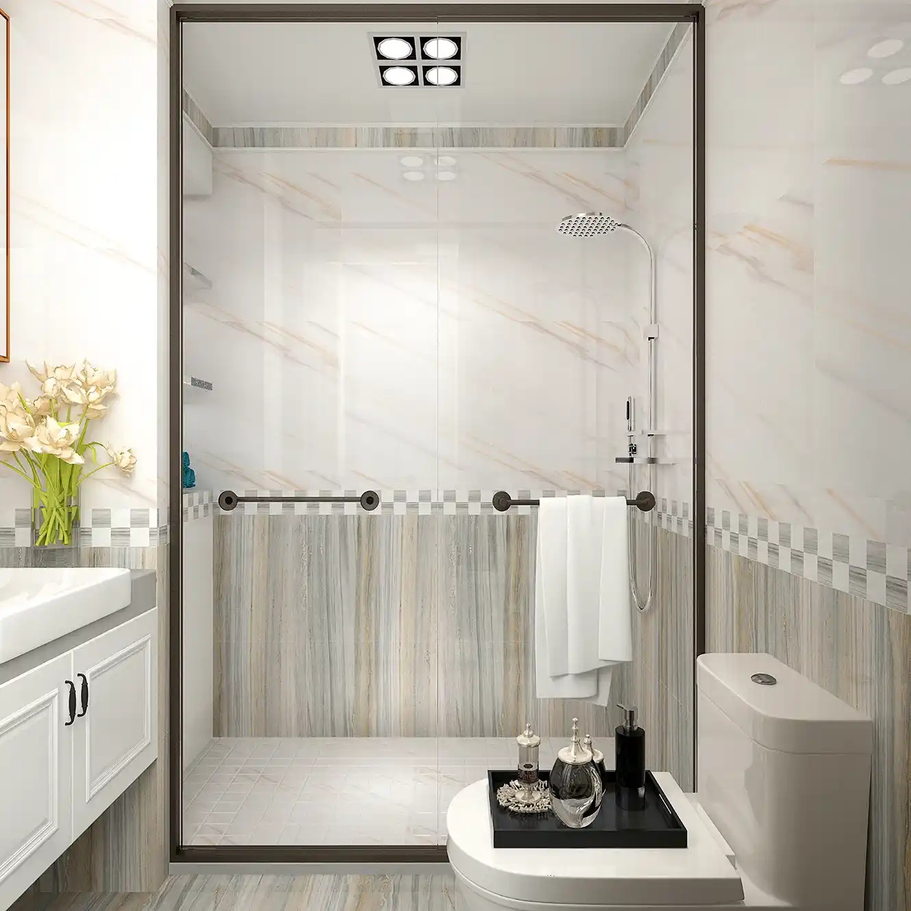 Shower Tile Installation – Professional Tile Work for a Stylish Bathroom Shower Tile Installation – Elegant and Waterproof Bathroom Tiling